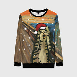 Женский свитшот Кот Крик - 2024