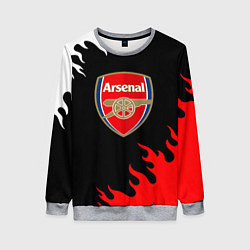 Женский свитшот Arsenal fc flame