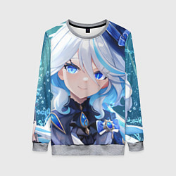 Свитшот женский Genshin Impact Furina Smile, цвет: 3D-меланж