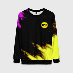 Свитшот женский Borussia Dortmund sport, цвет: 3D-черный