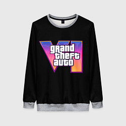 Свитшот женский Grand Theft Auto 6, цвет: 3D-меланж