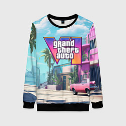 Женский свитшот GTA 6 Vice city