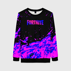 Женский свитшот Fortnite neon logo steel