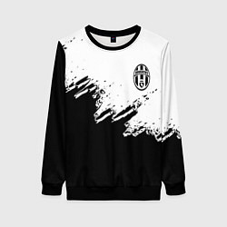 Женский свитшот Juventus black sport texture