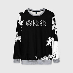 Свитшот женский Linkin Park рок бенд, цвет: 3D-меланж