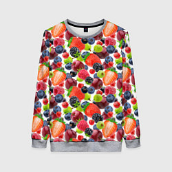 Женский свитшот Разные ягоды