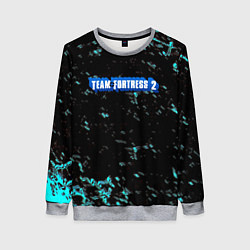 Женский свитшот Team Fortress абстракция