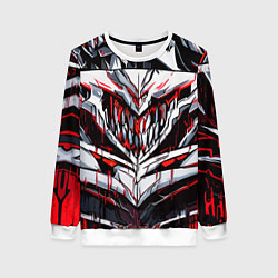 Женский свитшот Красные зубы монстра