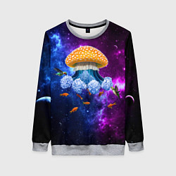Женский свитшот Space mushroom