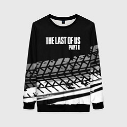 Женский свитшот The Last of Us краски асфальт
