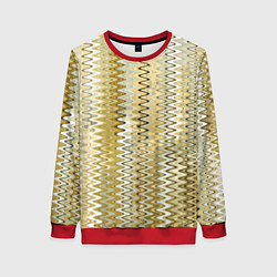 Женский свитшот Золотистый волнистый