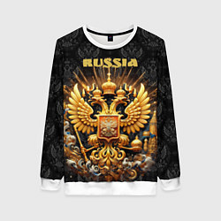 Женский свитшот Russia gold