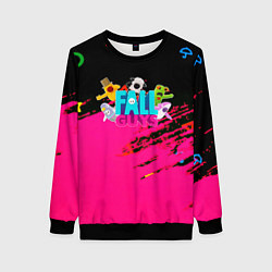 Свитшот женский Fall Guys kids color, цвет: 3D-черный