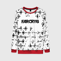 Свитшот женский Farcry 6 символика из игры, цвет: 3D-красный