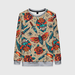 Женский свитшот Tattoo art