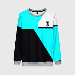 Свитшот женский Juventus sport geometry fc, цвет: 3D-меланж
