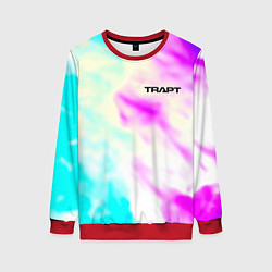 Женский свитшот Trapt текстура градиент неоновые краски