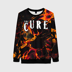 Женский свитшот The Cure red lava