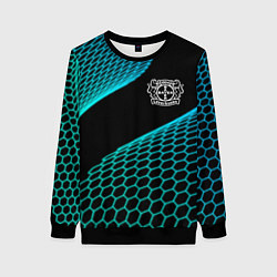 Свитшот женский Bayer 04 football net, цвет: 3D-черный