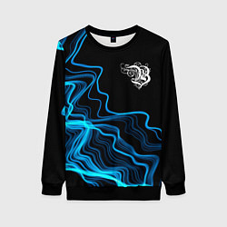 Женский свитшот Burzum sound wave