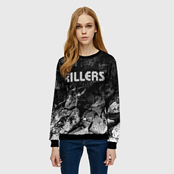 Свитшот женский The Killers black graphite, цвет: 3D-черный — фото 2