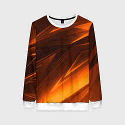 Женский свитшот Geometry stripes orange