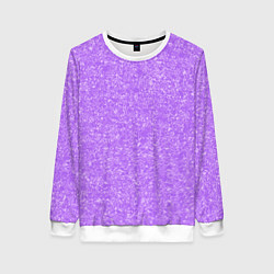 Свитшот женский Светло-сиреневый водная гладь, цвет: 3D-белый