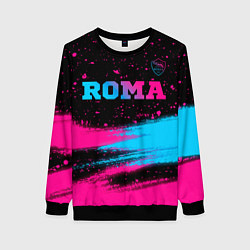 Женский свитшот Roma - neon gradient посередине