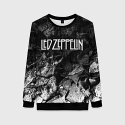Свитшот женский Led Zeppelin black graphite, цвет: 3D-черный