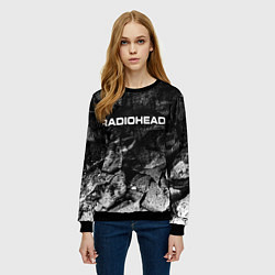 Свитшот женский Radiohead black graphite, цвет: 3D-черный — фото 2