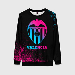 Свитшот женский Valencia - neon gradient, цвет: 3D-черный