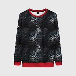 Женский свитшот Блестящая металлическая броня