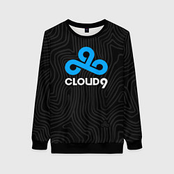 Свитшот женский Cloud9 hi-tech, цвет: 3D-черный