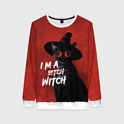 Женский свитшот I am witch