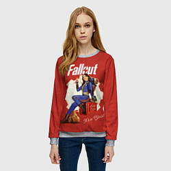 Свитшот женский Fallout - Lucy, цвет: 3D-меланж — фото 2