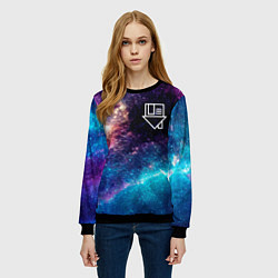Свитшот женский The Neighbourhood space rock, цвет: 3D-черный — фото 2