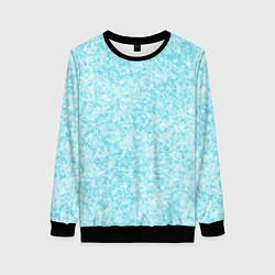 Женский свитшот Светлый бело-голубой текстура