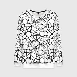 Женский свитшот Абстрактный нейрографический узор