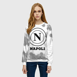 Свитшот женский Napoli sport на светлом фоне, цвет: 3D-белый — фото 2