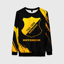 Свитшот женский Hoffenheim - gold gradient, цвет: 3D-черный