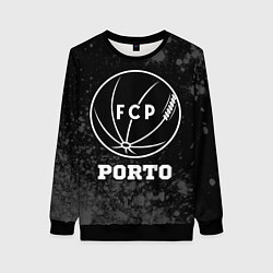 Свитшот женский Porto sport на темном фоне, цвет: 3D-черный