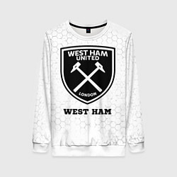 Женский свитшот West Ham sport на светлом фоне