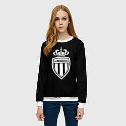 Свитшот женский Monaco fc club sport, цвет: 3D-белый — фото 2