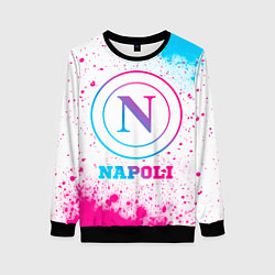 Свитшот женский Napoli neon gradient style, цвет: 3D-черный