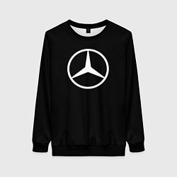 Женский свитшот Mercedes benz logo white