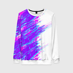 Женский свитшот Neon glitch
