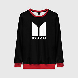 Женский свитшот Isuzu white logo