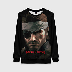 Свитшот женский Metal gear Venom Snake, цвет: 3D-черный