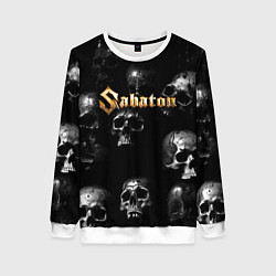 Женский свитшот Sabaton - logo rock group