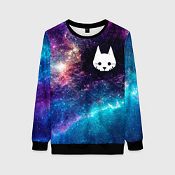 Свитшот женский Stray space game, цвет: 3D-черный